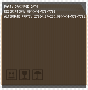 DRAINAGE CATH | 27260_27-260_8940-01-579-7791_01-579-7791_8940015797791_015797791